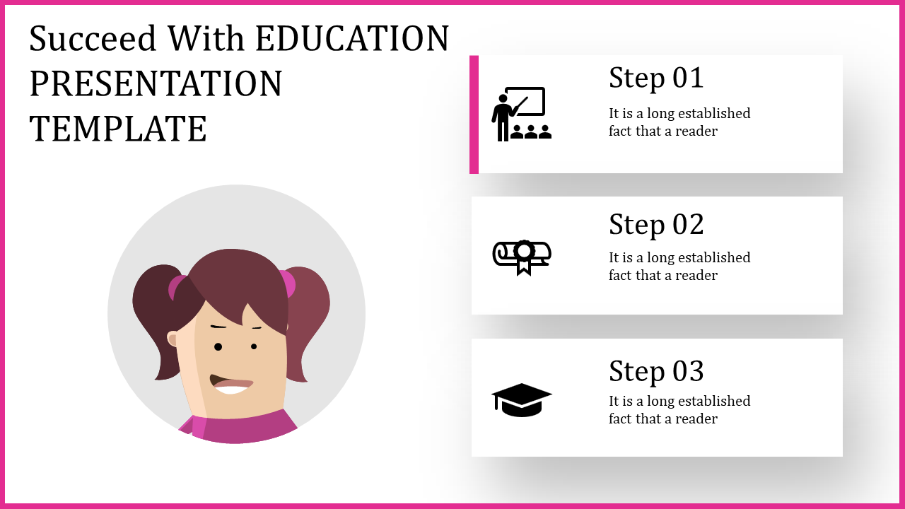 education presentation template-Succeed With EDUCATION PRESENTATION TEMPLATE